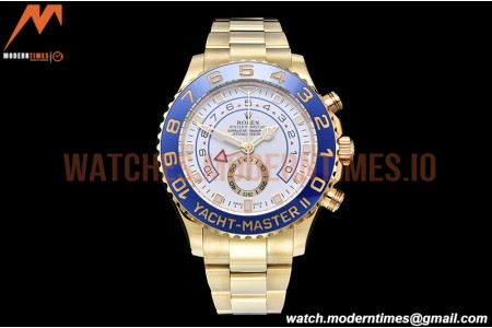 Rolex - YachtMaster 116685 Blue YG/YG White KF A7750 Mod