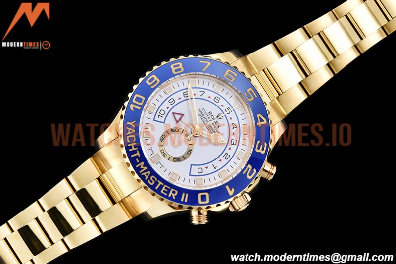 Rolex - YachtMaster 116685 Blue YG/YG White KF A7750 Mod