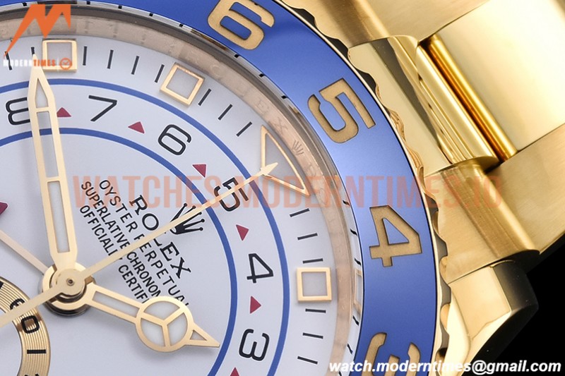Rolex - YachtMaster 116685 Blue YG/YG White KF A7750 Mod