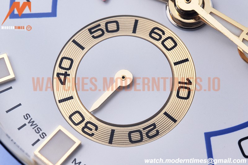 Rolex - YachtMaster 116685 Blue YG/YG White KF A7750 Mod
