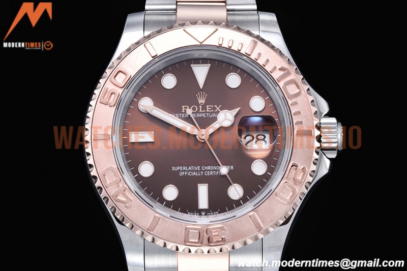 Rolex - YachtMaster 126621 40mm 904 Wrp RG/SS Brn KF VR3235