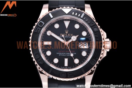 Rolex - YachtMaster 126655 40mm 904 Wrp RG/RU Blk KF VR3235