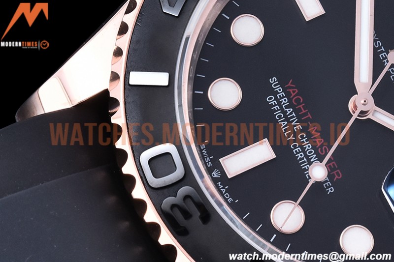 Rolex - YachtMaster 126655 40mm 904 Wrp RG/RU Blk KF VR3235