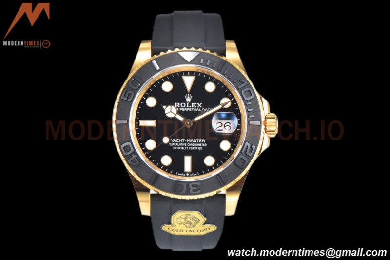 Rolex - YachtMaster 226658 42mm YG/RU Blk Gold VR3235