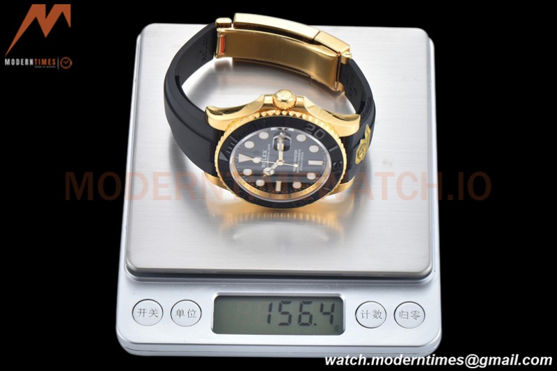 Rolex - YachtMaster 226658 42mm YG/RU Blk Gold VR3235