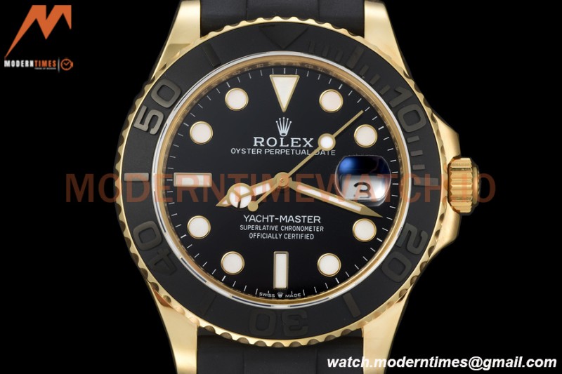 Rolex - Yacht-Master 226658 42mm Full-weight YG/RU Black KF VR3235