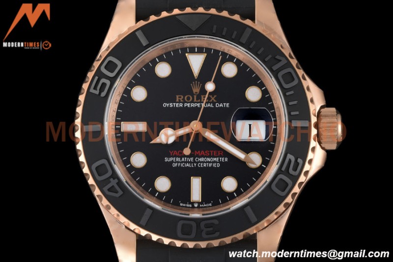 Rolex - YachtMaster 126655 40mm RG/RU Black VSF VS3235