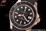 Rolex - YachtMaster 126655 40mm RG/RU Black VSF VS3235