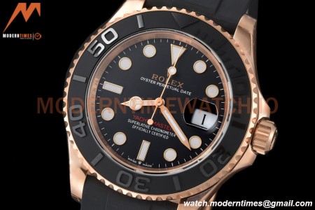 Rolex - YachtMaster 126655 40mm RG/RU Black VSF VS3235