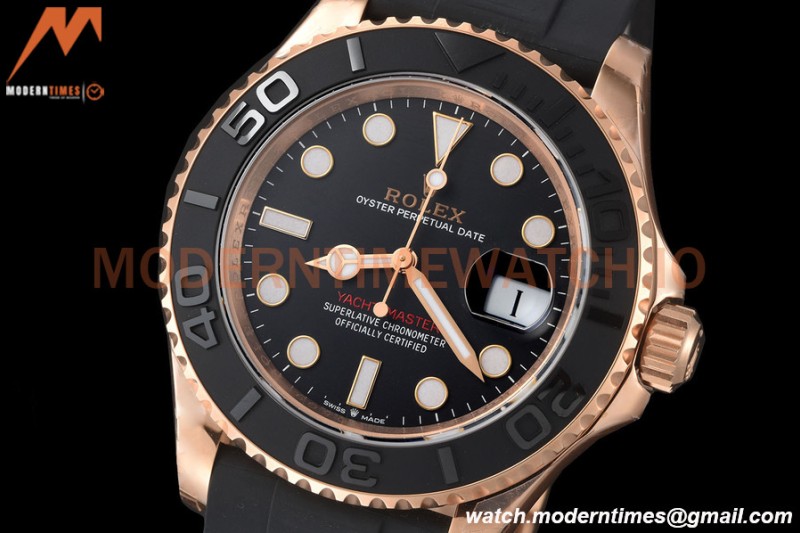 Rolex - YachtMaster 126655 40mm RG/RU Black VSF VS3235