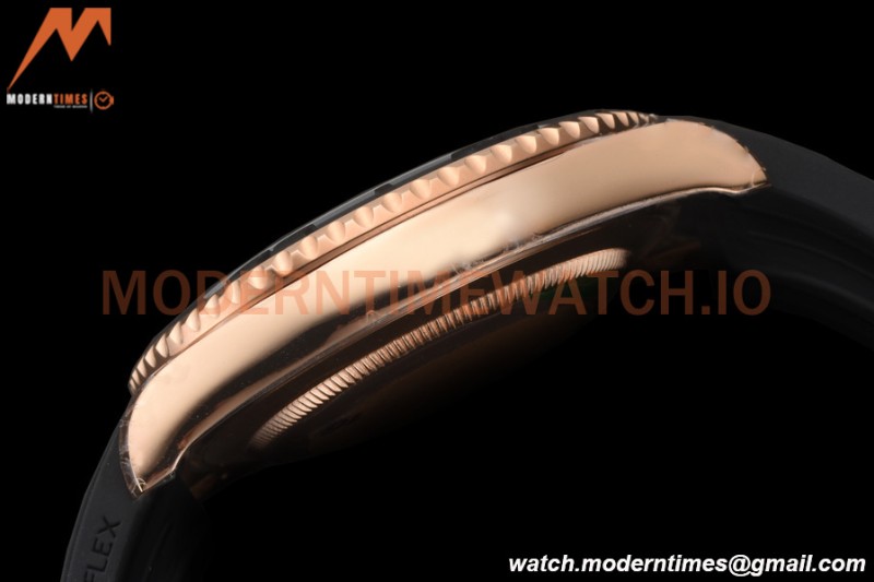 Rolex - YachtMaster 126655 40mm RG/RU Black VSF VS3235