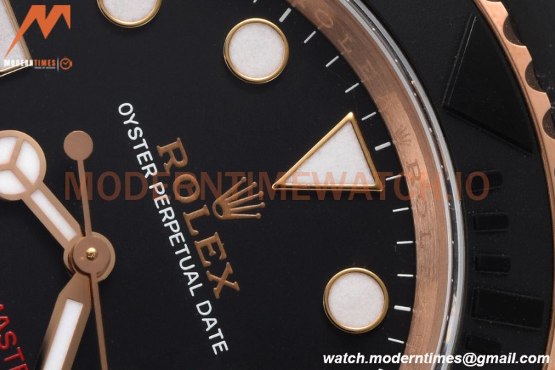 Rolex - YachtMaster 126655 40mm RG/RU Black VSF VS3235
