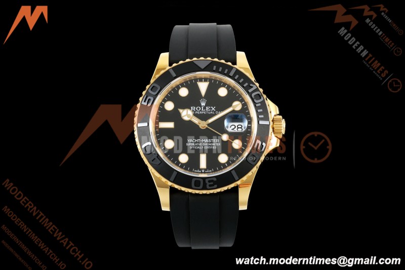 Rolex - YachtMaster 226658 42mm YG/RU Black Dial RSF A3235