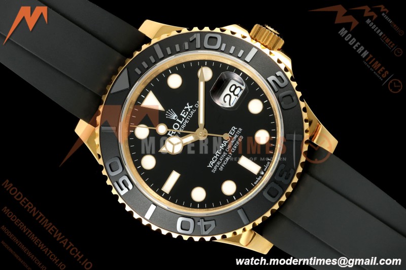 Rolex - YachtMaster 226658 Gain Weight 42mm YG/RU Black Dial QF SH3235