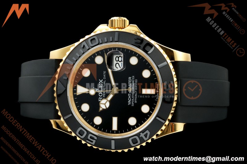 Rolex - YachtMaster 226658 Gain Weight 42mm YG/RU Black Dial QF SH3235