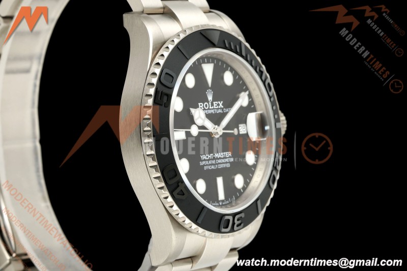 Rolex - YachtMaster 226627 42mm TI/TI Black Dial QF VR3235