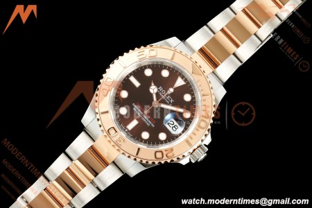 Rolex - YachtMaster 126621 40mm 316L RG/SS Brown EWEF SH3235