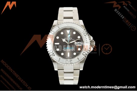 Rolex - YachtMaster 126622 40mm 904L SS/SS Grey Dial QF JH3235 Free Sprung