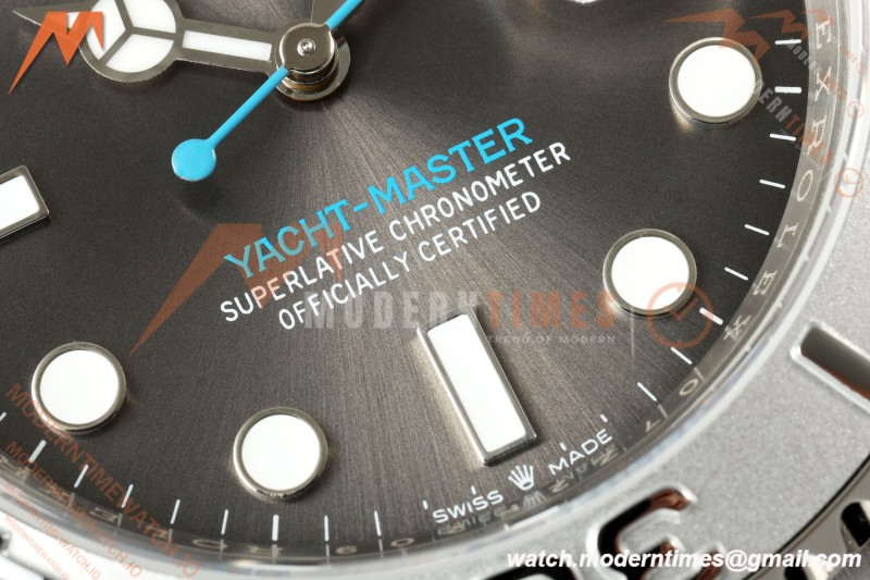 Rolex - YachtMaster 126622 40mm 904L SS/SS Grey Dial QF JH3235 Free Sprung