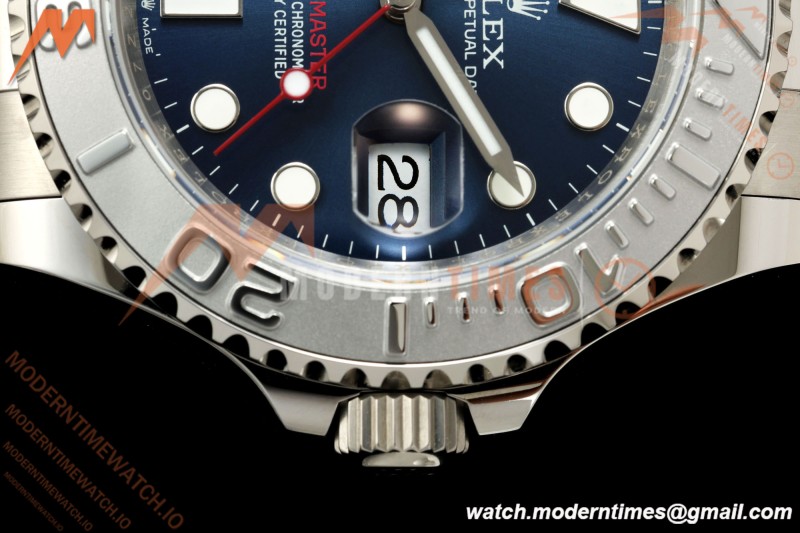 Rolex - YachtMaster 126622 40mm 904L SS/SS Blue Dial QF JH3235 Free Sprung