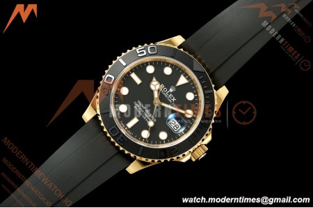 Rolex - YachtMaster 226658 42mm Gain Weight YG/RU Black Dial WF JH3235 Free Sprung