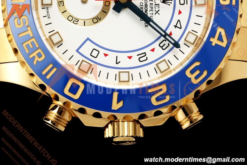 Rolex - YachtMaster 116688 44mm Blue YG/YG White Dial KF V2 A7750