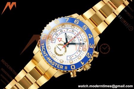 Rolex - YachtMaster 116688 44mm Blue YG/YG White Dial KF V2 A7750