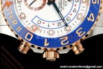 Rolex - YachtMaster 116681 44mm Blue CER/SS/RG White Dial KF V2 A7750