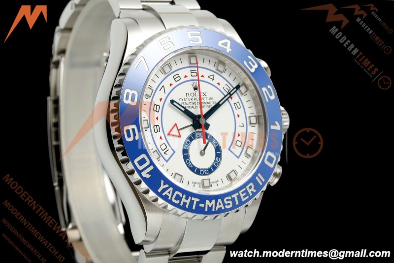 Rolex - YachtMaster 116680 44mm Blue CER/SS/SS White Dial KF V2 A7750
