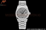 Rolex - DayDate 36mm 118389 Flt Pres SS/SS Dia Meteorite Dial RAF A2836