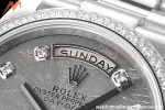 Rolex - DayDate 36mm 118389 Flt Pres SS/SS Dia Meteorite Dial RAF A2836