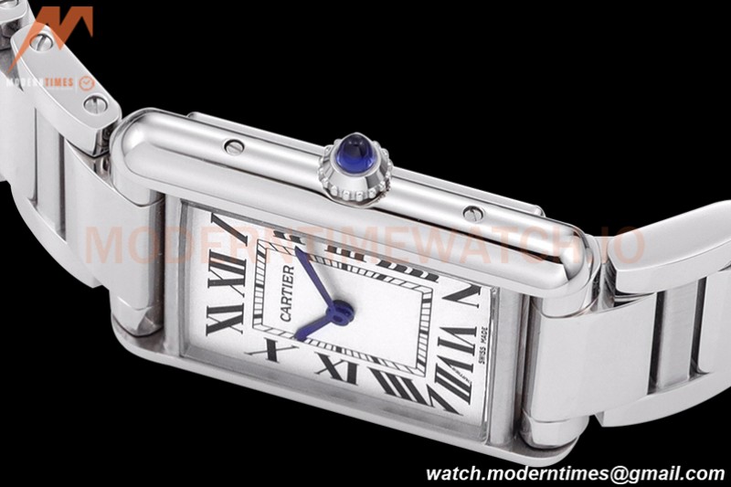 Cartier - Tank Must De Cartier 316F SS/SS White F1F Swiss Quartz