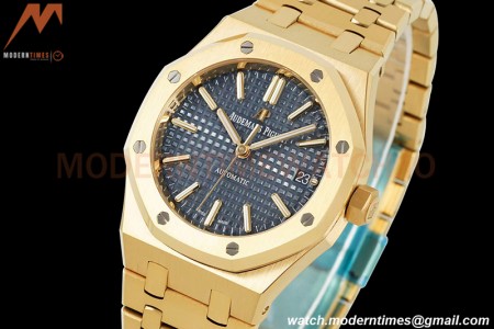 Audemars Piguet - Royal Oak 37mm 15450BA YG/YG Blue Stick IPF A3120
