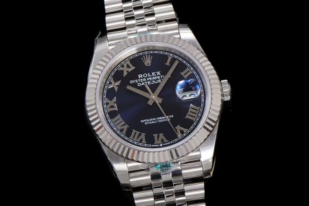 Rolex - DJ2 41mm 126334 Jub Flt 904L SS/SS Blue/Rmn ARF VR3235
