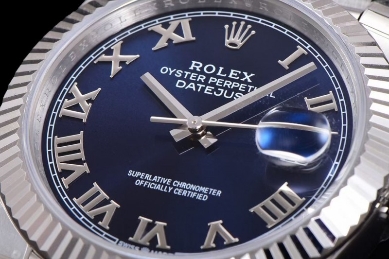 Rolex - DJ2 41mm 126334 Jub Flt 904L SS/SS Blue/Rmn ARF VR3235