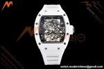 Richard Mille - RM055 Bubba Watson White CER/RU Blk/Blk Rehaut Skeleton SZF RMUL2