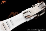 Richard Mille - RM055 Bubba Watson White CER/RU Blk/Blk Rehaut Skeleton SZF RMUL2