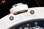 Richard Mille - RM055 Bubba Watson White CER/RU Blk/Blk Rehaut Skeleton SZF RMUL2
