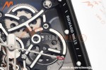 Richard Mille - RM055 Bubba Watson White CER/RU Blk/Blk Rehaut Skeleton SZF RMUL2