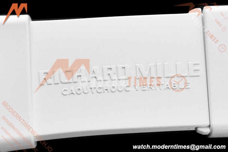 Richard Mille - RM055 Bubba Watson Black CER/RU Wht/Blk Rehaut Skeleton SZF RMUL2