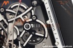 Richard Mille - RM055 Bubba Watson Black CER/RU Wht/Blk Rehaut Skeleton SZF RMUL2