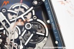 Richard Mille - RM055 Bubba Watson White CER/RU Blu/Blk Rehaut Skeleton SZF RMUL2