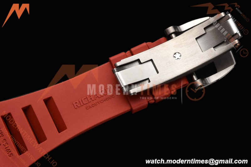 Richard Mille - RM055 Bubba Watson Black CER/Red/RU Red/Blk Rehaut Skeleton SZF RMUL2