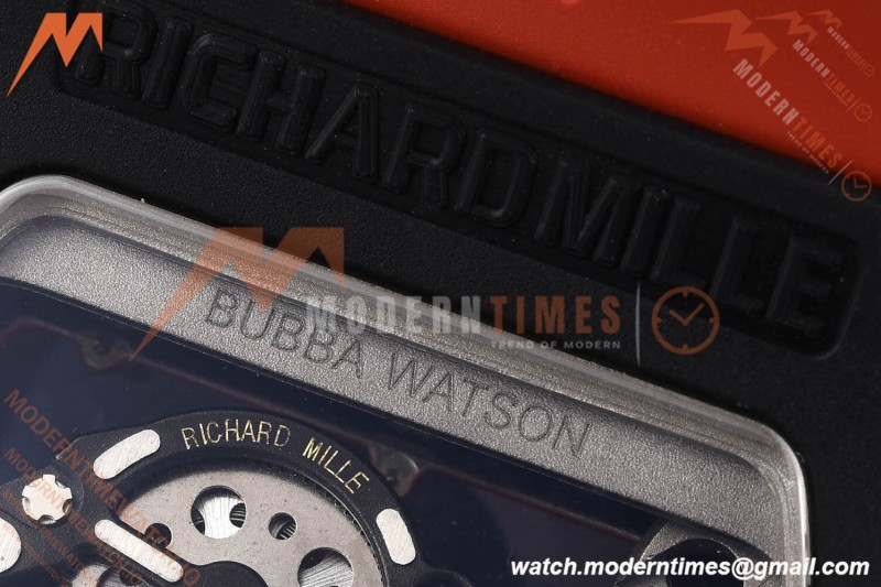 Richard Mille - RM055 Bubba Watson Black CER/Red/RU Red/Blk Rehaut Skeleton SZF RMUL2