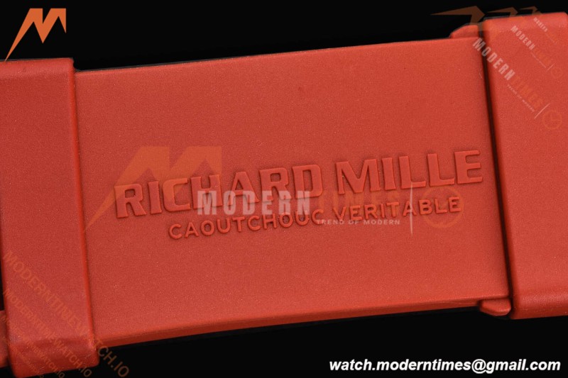 Richard Mille - RM055 Bubba Watson Black CER/Red/RU Red/Blk Rehaut Skeleton SZF RMUL2