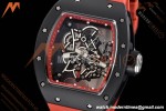 Richard Mille - RM055 Bubba Watson Black CER/Red/RU Red/Blk Rehaut Skeleton SZF RMUL2