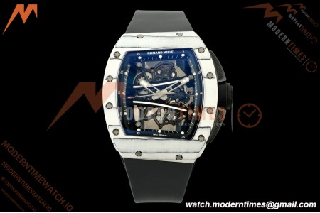 Richard Mille - RM061 Yohan Blake White NTPT Black Skeleton RF Free Sprung Titanium RMUL2