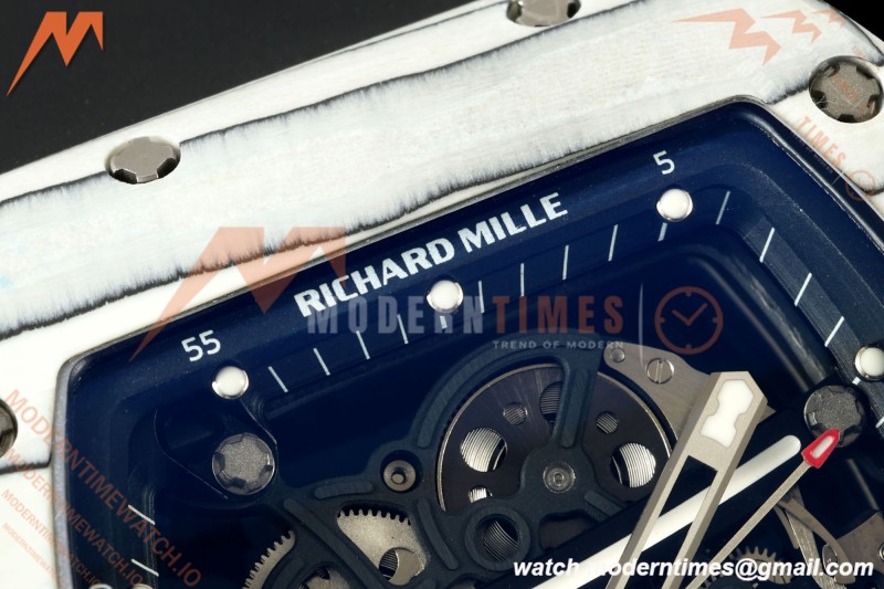 Richard Mille - RM061 Yohan Blake White NTPT Black Skeleton RF Free Sprung Titanium RMUL2