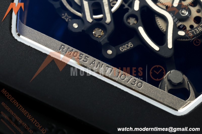 Richard Mille - RM055 Bubba Watson Black CER/RU Gold Rehaut Skeleton ZF V3 RMUL2