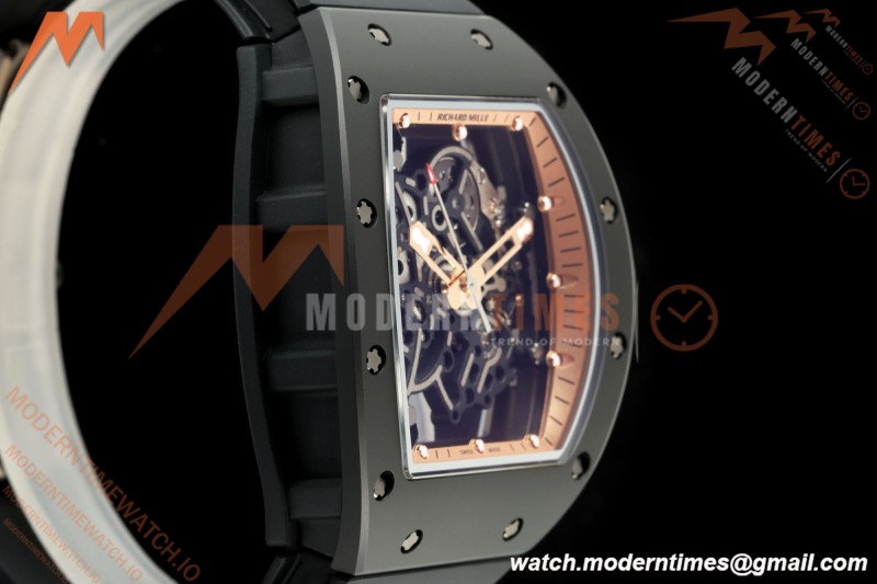 Richard Mille - RM055 Bubba Watson Black CER/RU Gold Rehaut Skeleton ZF V3 RMUL2